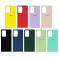 Чехол Samsung Note 20 Ultra Silicone Case розовый