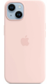 Чехол iPhone 14 Plus Silicone Case MagSafe Chalc Pink