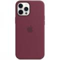 Чехол iPhone 12 Pro Max Silicon Case MagSafe Plum