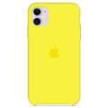 Чехол iPhone 11 Pro Silicon Case бледно желтый