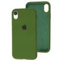 Чехол iPhone XR Silicon Case зеленый