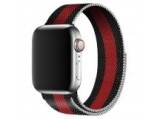 Ремешок для Apple Watch 38mm Milanese Loop Black Silver