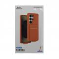 Чехол Samsung S26 Ultra KEEPHONE SUEDEA оранжевый