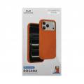 Чехол iPhone 17 Pro Max KEEPHONE Magsafe ROSANA оранжевый