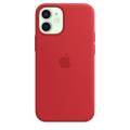 Чехол iPhone 12 mini Silicon Case MagSafe Red