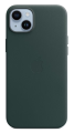 Чехол iPhone 14 Plus Leather Case MagSafe Forest Green