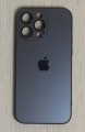 Чехол iPhone 13Pro Max MagSafe Silicone+Glass черный
