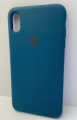 Чехол iPhone Xs Max Silicon Case морская волна