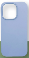 Чехол iPhone 14 Pro Silicon Case MagSafe без лого голубой