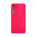 Чехол Samsung S26 Silicone Case ярко-розовый