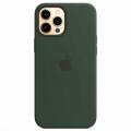 Чехол iPhone 12 Pro Max Silicon Case Cyprus Green