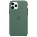 Чехол iPhone 11 Pro Silicon Case темно зеленый