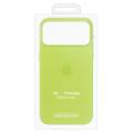 Чехол iPhone 17 Pro Max Silicone Case MagSafe Neon Yellow