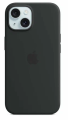 Чехол iPhone 15 Silicone Case MagSafe Black