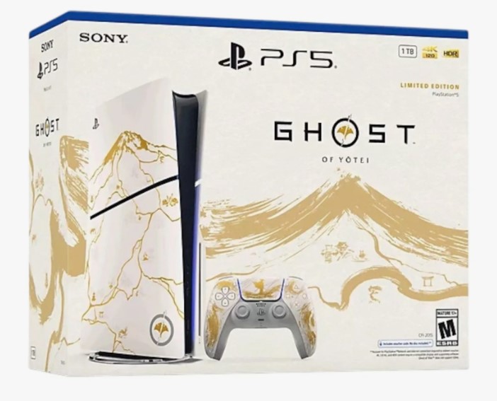 Sony PlayStation 5 Slim 1ТБ Ghost Of Yotei Edition Gold