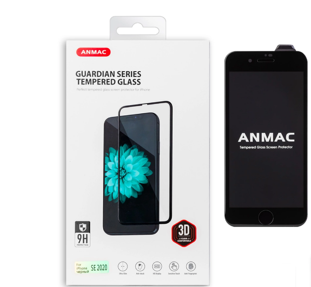 Cтекло 3D iPhone 6Plus/6sPlus Anmac Черное
