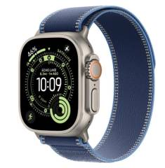 Apple Watch Ultra 3 (2025) 49mm Natural Titanium Case with Blue Trail Loop M/L 