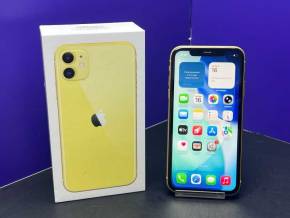  iPhone 11 64Gb Yellow АКБ:100% imei356568106832736