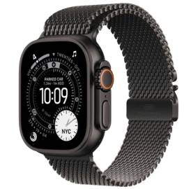 Apple Watch Ultra 3 (2025) 49mm Black Titanium Cace Black Titanium Case Black Titanium Milanese Loop